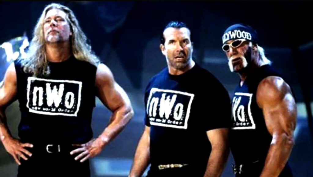 He was put on life support after having several heart attacks. Scott Hall was in the WWE's nWo.