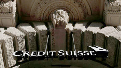 S & P has lowered the Credit Suisse Group rating.