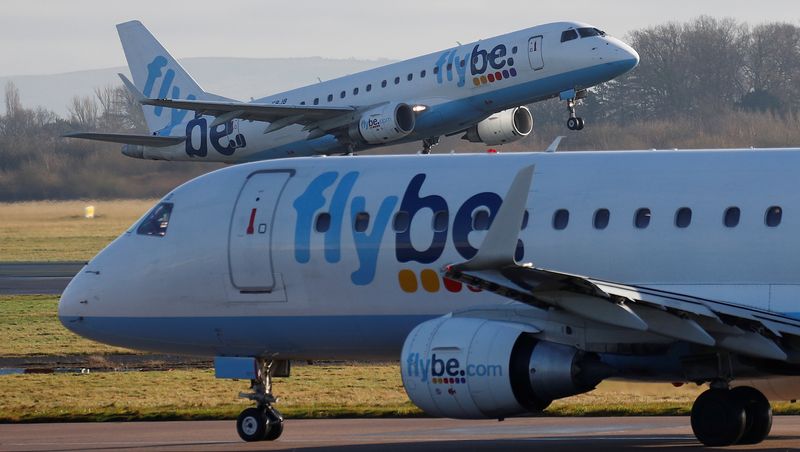 The UK airline Flybe has gone bankrupt, so scheduled flights are canceled.