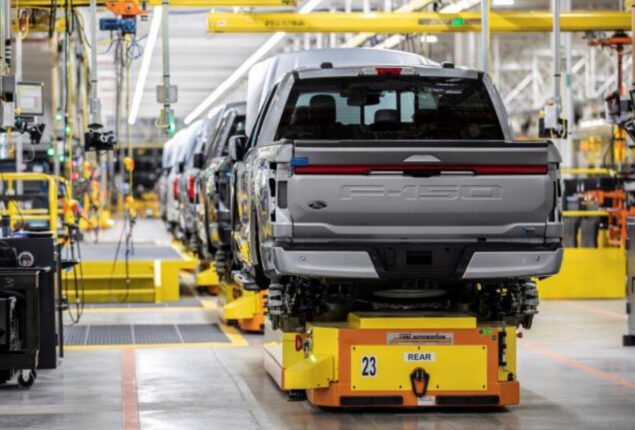 Ford stopped making and shipping the F-150 Lightning because of a problem with the batteries.