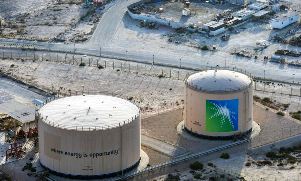 Saudi company Aramco's record 161 billion dollar profit