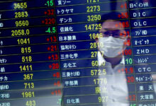 Asian Stocks See Growth, but Limited by Bank Concerns and Uncertainty Surrounding the Fed