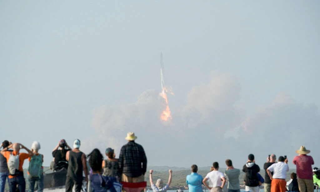 Starship prototype explodes shortly after liftoff during test flight led by Elon Musk