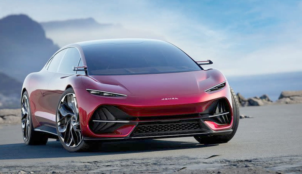 Italian electric vehicle (EV) startup Aehra introduces a luxurious sedan model